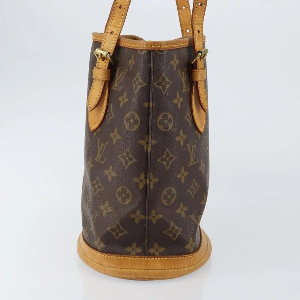 LOUIS VUITTON Monogram Bucket PM Shoulder Bag M42238 LV Auth gh1038 - Picture 3 of 16
